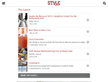 Tablet Screenshot of m.styleweekly.com